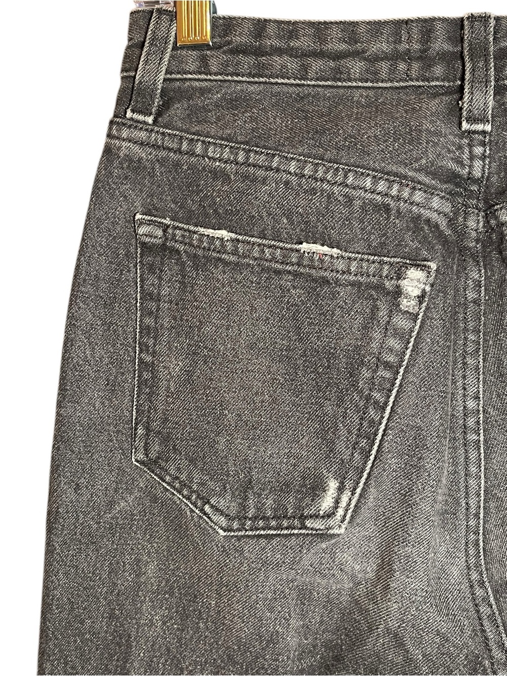 Reformation Julia‎ High Rise Cigarette Straight Leg Jeans Charcoal Size 29 - Picture 9 of 14